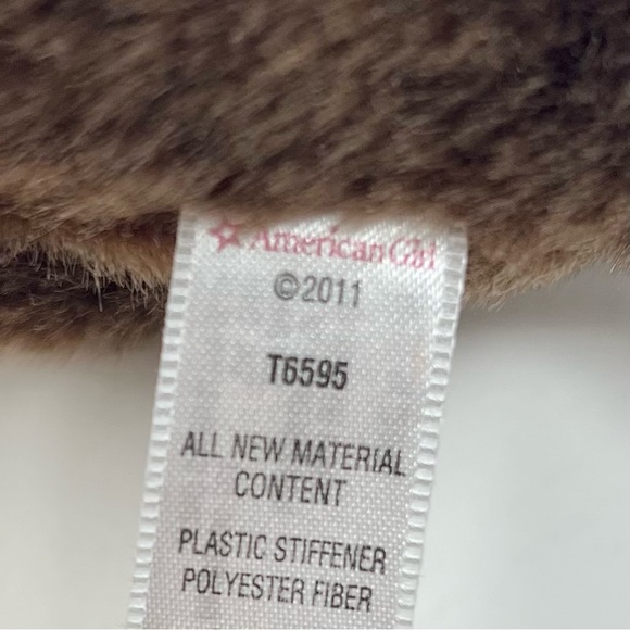 American Girl Chocolate Chip Service Dog Set Labrador Plush Dog and Blue Vest - Picture 9 of 11